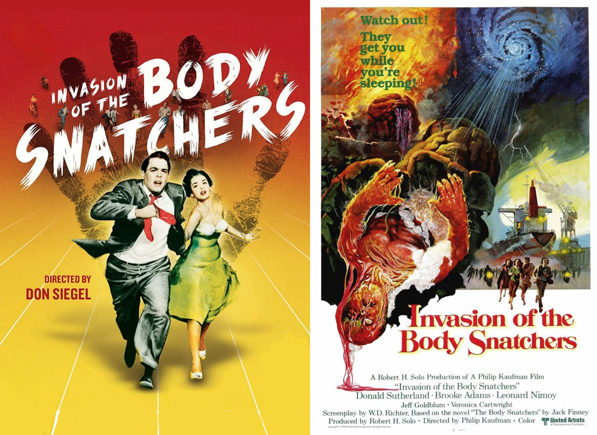 Invasion of the Body Snatchers: A Tale of Two Films - 1956 vs. 1978 – B.L.  Tshirts