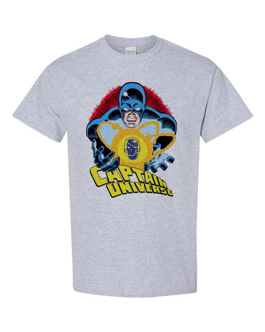 Captain Universe Cosmic Power T-Shirt - Marvel Comics Retro Graphic Tee
