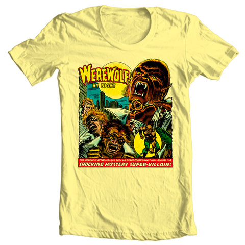 Werewolf by Night 70's T-Shirt - Retro Marvel Vintage Comics Graphic Tee