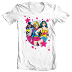 Wonder Woman T-shirt white graphic superhero men's tee DCO450B