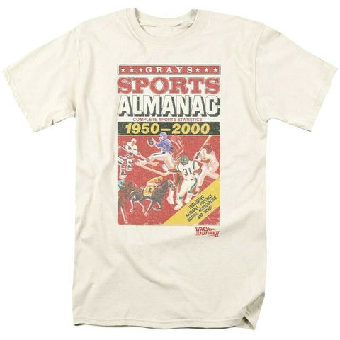 Back To Future 2 Sports Almanac T-shirt men's  cotton tee UNI533
