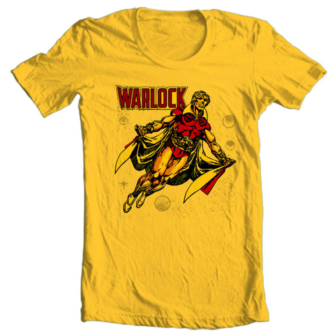 Marvel Comics Adam Warlock Graphic T-Shirt - Cosmic Guardian Superhero Tee
