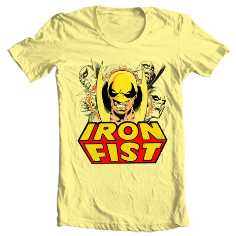 Iron Fist retro graphic design T-shirt Danny Rand marvel comics Heroes for Hire