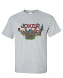Joker T-shirt cigarette rolling papers retro 70's 80's marijuana graphic tee pot