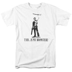 Army of Darkness This..Is My Broomstick T-shirt men's white tee MGM165