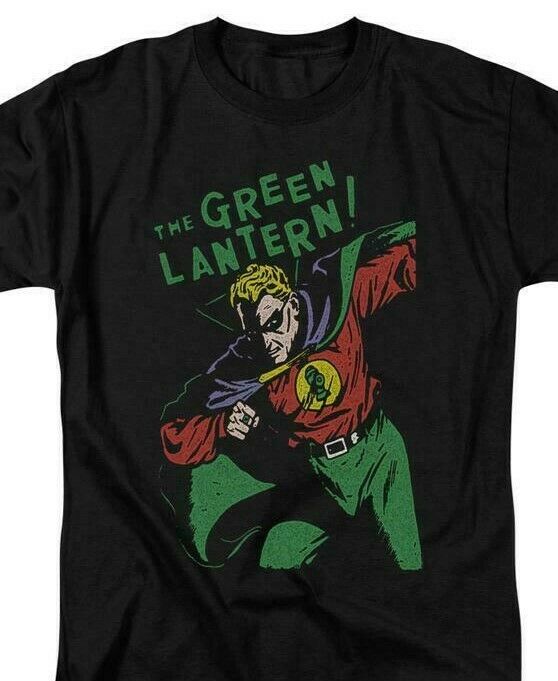 Green Lantern T-shirt retro 60s DC comic book cartoon superhero
