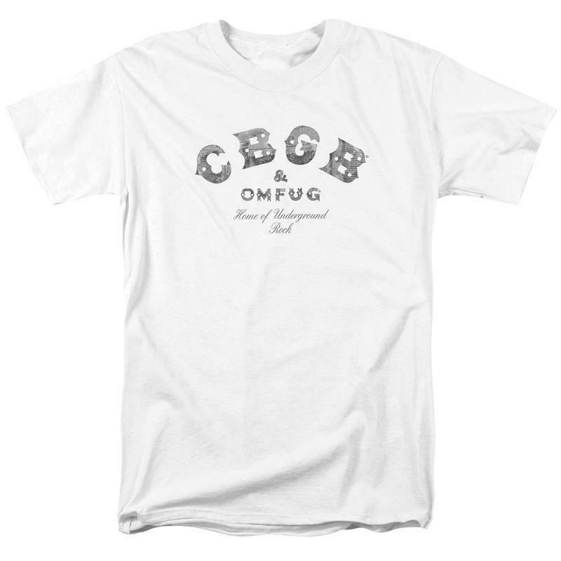 CBGB Retro 70s Punk Rock Bar NY City graphic white cotton T-shirt CBGB –  B.L. Tshirts