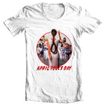 April Fools Day T-shirt retro 80s old school horror movie graphic tee shirt