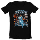 Buck Rogers movie tv show t-shirt 1970s 1980s 70s 80s retro sci fi graphic tee shirt