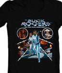 Buck Rogers movie tv show t-shirt 1970s 1980s 70s 80s retro sci fi graphic tee shirt