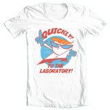 Dexter's Laboratory Retro Cartoon T-Shirt: Nostalgic Wear-Graphic Tee CN358