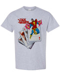 Marvel Comics Jack of Hearts Retro T-Shirt - Classic Superhero Graphic Tee for Comic Fans