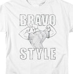 Johnny Bravo T-shirt Bravo Style regular adult classic fit graphic tee CN495