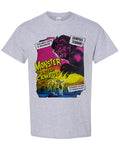 Monster on the Campus T-shirt: Retro 50's Science Fiction Graphic Tee