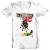 The Fly T-shirt Original Movie Design Adult Regular Fit White Graphic Tee