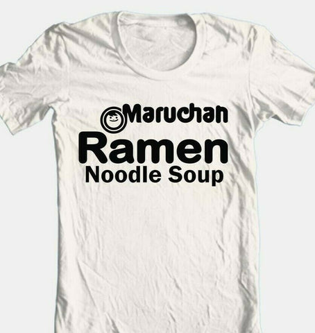 Ramen Noodles T-shirt 100% cotton graphic tee unique retro brand vintage