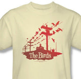 The Birds T-shirt Hitchcock classic horror movie retro 100% cotton tee for sale online store