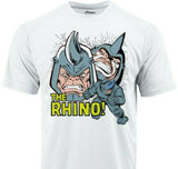 Rhino Crack Dri Fit graphic Tshirt moisture wicking Marvel comic book Sun Shirt