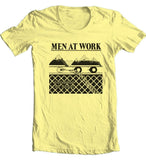 Men at Work T-Shirt - Vintage Retro 80s Australian Rock Band Graphic Tee