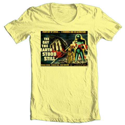 Day the Earth Stood Still t-shirt cotton graphic tee