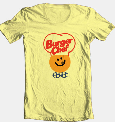 Burger Chef T-shirt retro 70s 80s fast food restaurant 100% cotton graphic tee