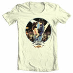 Urban Cowboy T-shirt men's classic fit white cotton graphic printed tee