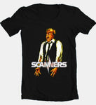 Scanners T-shirt retro horror 80's slasher movie 100% cotton graphic black tee