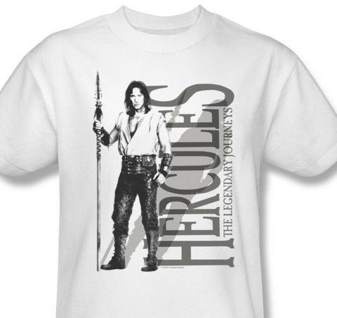 Hercules T-shirt Free Shipping retro 90s sci-fi TV show cotton tee Xena NBC548