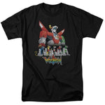 Voltron black t-shirt retro 80s style cartoon show for sale