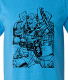 Cable T-shirt X-Force retro 80s comic book men's adult regular fit graphic tee