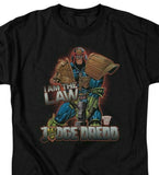 Judge Dredd I Am the Law T Shirt 2000 AD retro vintage comic book 70s 80s JD119