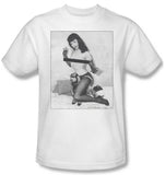 Bettie Page t-shirt cotton tee vintage pin-up girl movie star PAG656