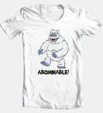 Bumble Abominable Snowman t-shirt retro Christmas design men's cotton tee
