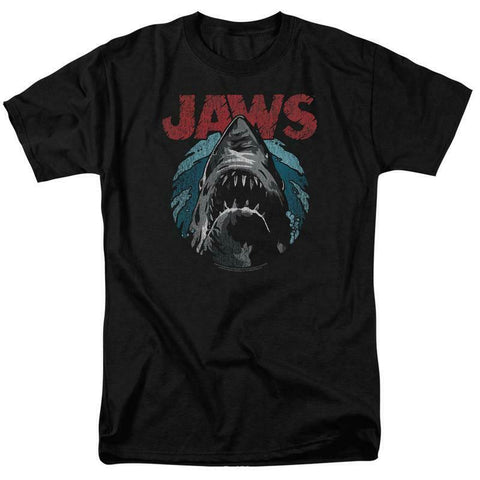 Jaws retro 70's 80's thriller movie Amity Island graphic t-shirt UNI994