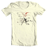 THE HOBBIT The Lonely Mountain map T-shirt Lord of the Rings 100% cotton for sale online store