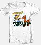 Rudolph Hermey Misfits T-shirt classic fit Christmas graphic cotton white tee