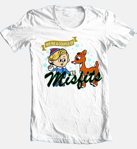 Rudolph Hermey We're a Couple of Misfits T-shirt classic fit Christmas graphic tee