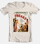 Freaks Movie T-shirt classic horror movie retro 100% cotton graphic printed tee