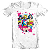 Wonder Woman T-shirt white graphic superhero men's tee DCO450B