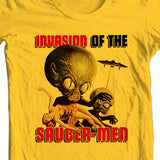 Invasion of the Saucer Men T-shirt vintage Sci Fi movie 100% cotton