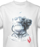 Star Trek Borg Head T-shirt Voyager Sci-Fi 100% cotton graphic tee throwback design tshirts for sale