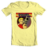 Rolling Thunder T-shirt men's classic yellow cotton graphic tee crew neck