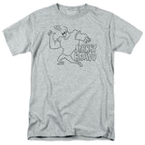 Johnny Bravo T-shirt cartoon network Retro 90's heather gray graphic tee CN465