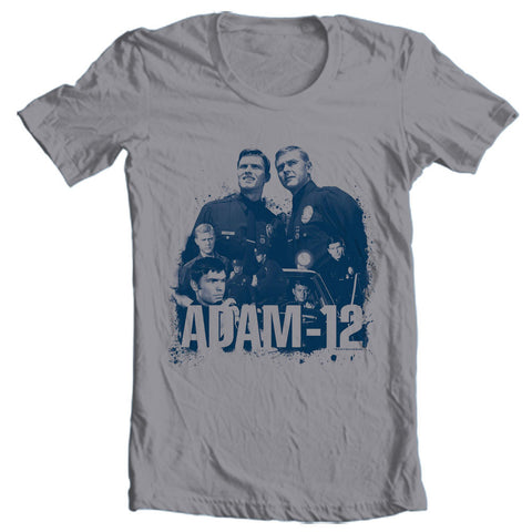 Vintage Design Adam-12 TV Show T-Shirt - Retro Classic Police Officer Patrol Tee NBC502