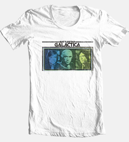 Battlestar Galactica T-shirt Originial TV series 1970's 80's cotton graphic tee