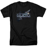 Battlestar Galactica Sci-fi TV series battle starship graphic t-shirt BSG210