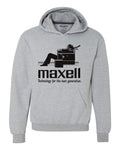 Maxell Hoodie men's classic print cotton blend graphic printed hooded sweatshirt