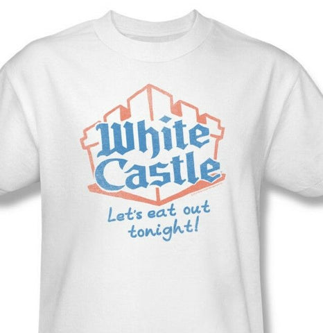 White Castle 70s 80s fast food graphic white tee shirt for sale online