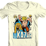 Ka-Zar Lord of the Hidden Jungle T shirt retro 1970's Marvel Comics graphic tee