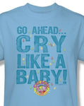 Cry Baby candy t-shirt men's regular fit blue cotton graphic tee retro vintage style 1980's 80's 70's for sale
